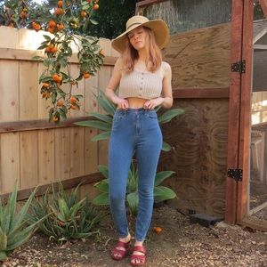 BDG blue high waisted jeans